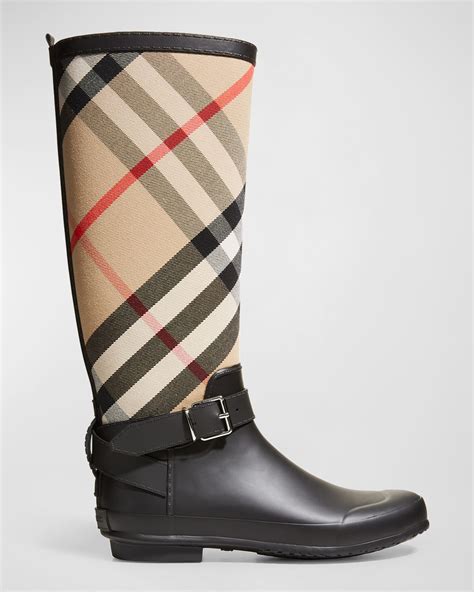 burberry moto rain boots|burberry rain boots for women's.